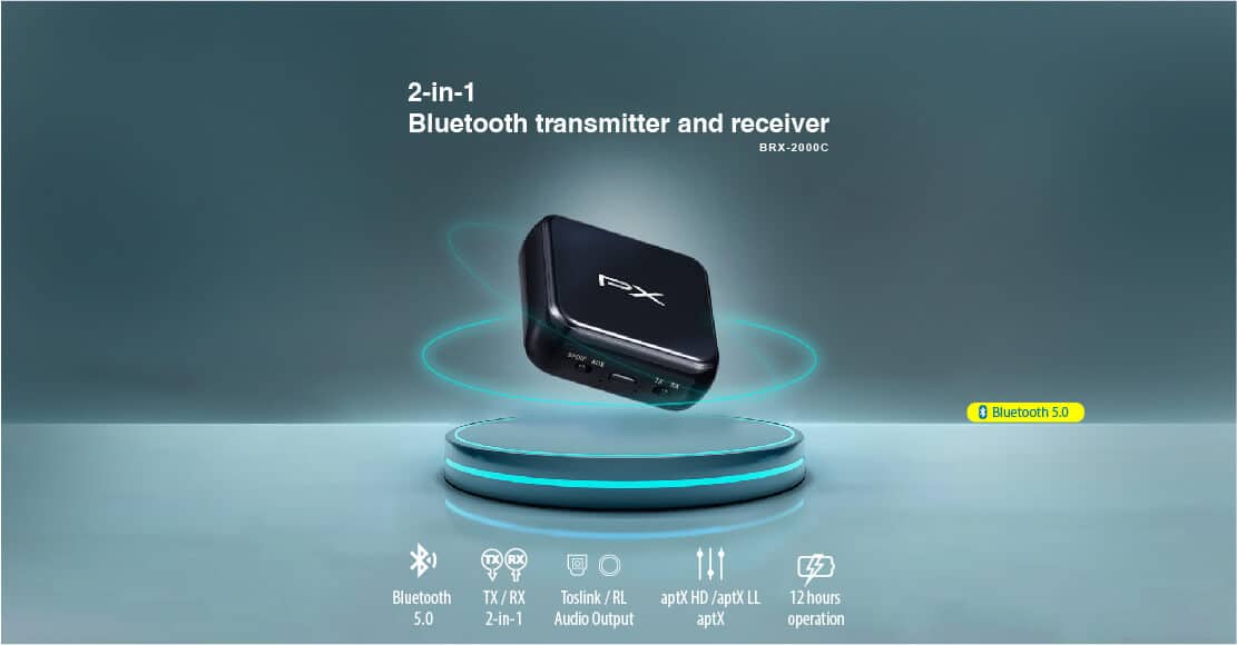 Bluetooth® transmitter and receiver with aptXHD / aptX LL 