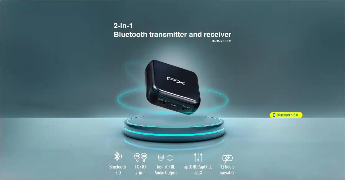 Bluetooth® transmitter and receiver with aptXHD / aptX LL 