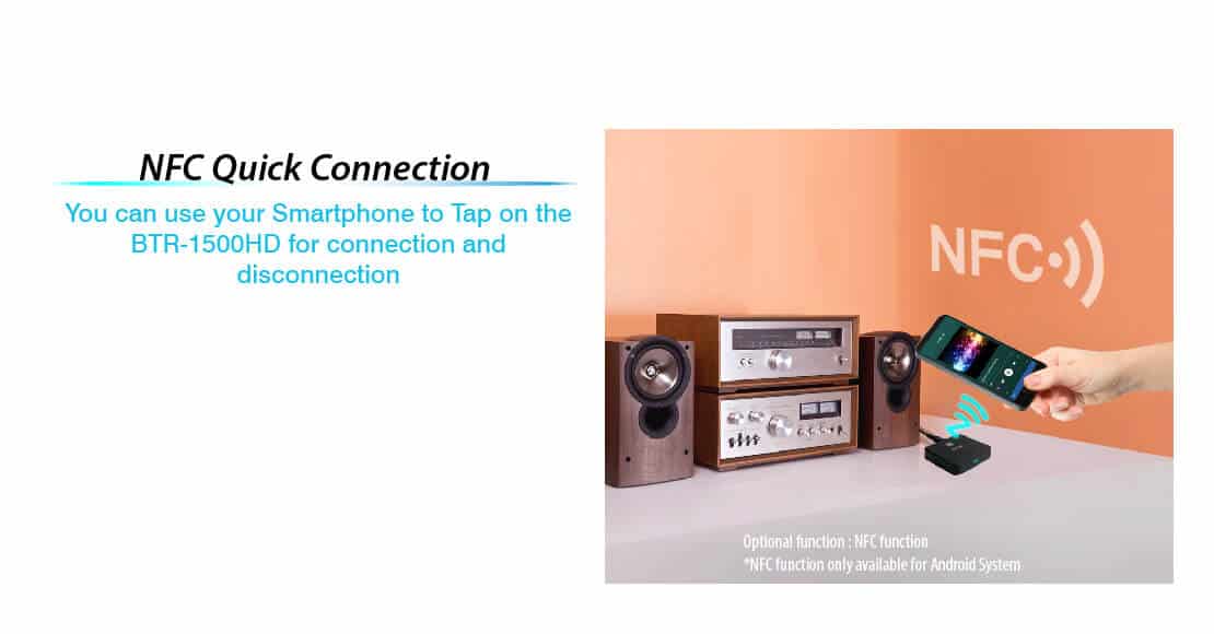 aptX HD Bluetooth® music receiver 