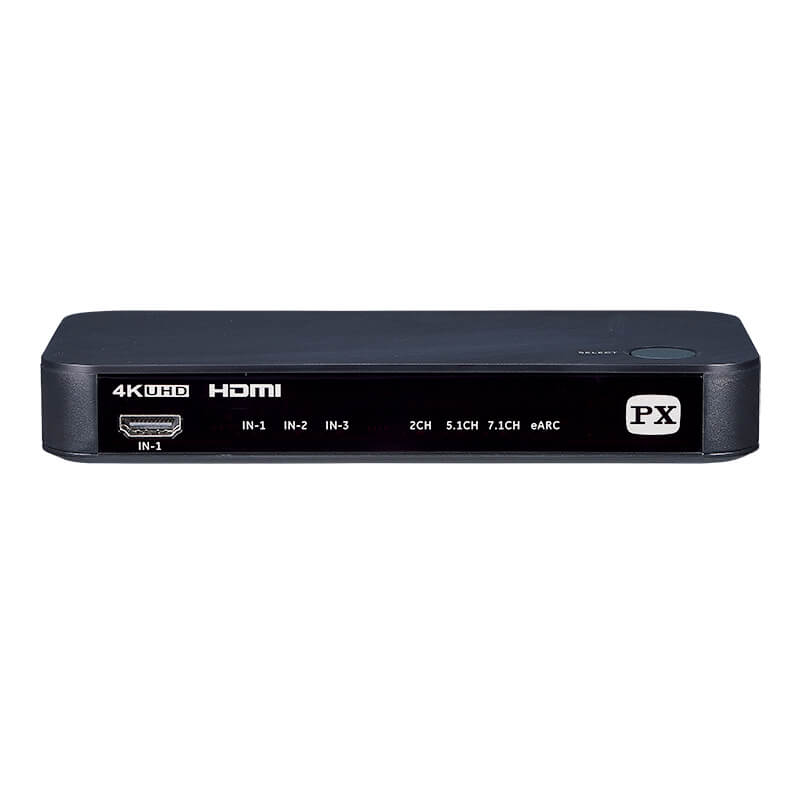 Hdmi 2.1 audio extractor/HDMI 2.1 eARC audio extractor with 3 ports HDMI switcher 02
