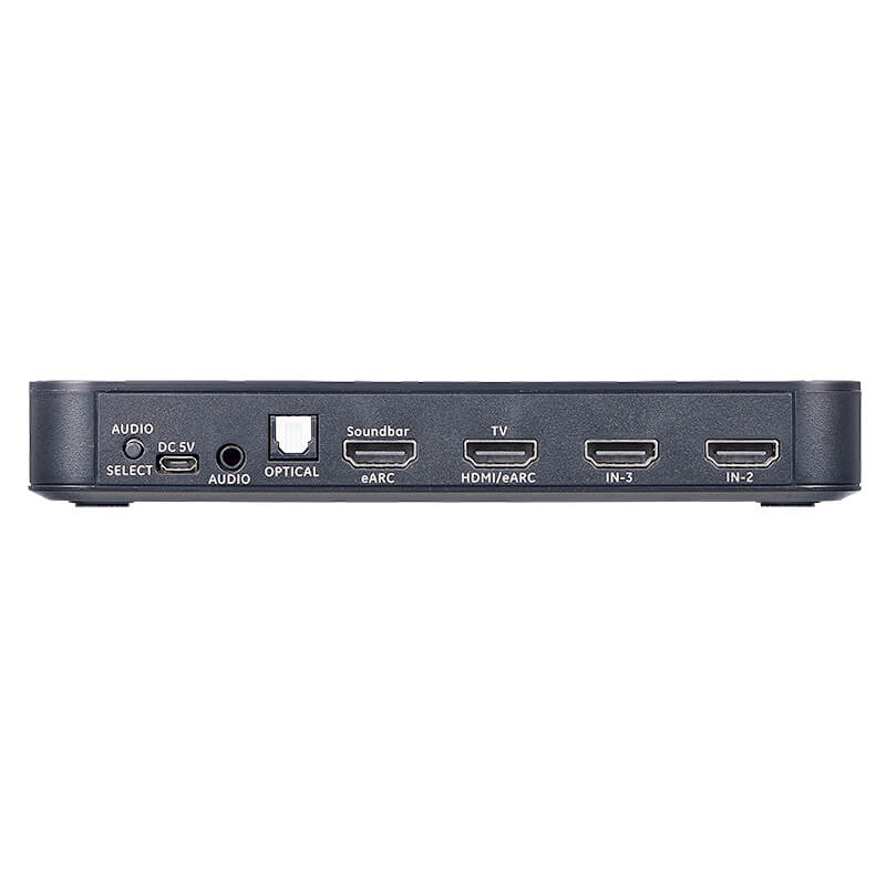 HDMI 2.1 EARC Audio Extractor 4K@120Hz - Dolby Atmos/Vision | VRR/ALLM Voor Soundbar PS5 Xbox | Plug & Play