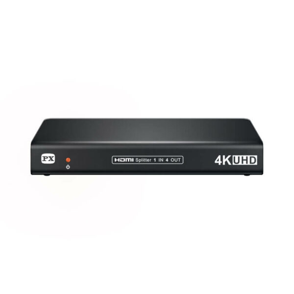 HDMI 2.0 1x4 HDMI splitter: 1 input 4 outputs, UltraHD 4K, auto downscaling