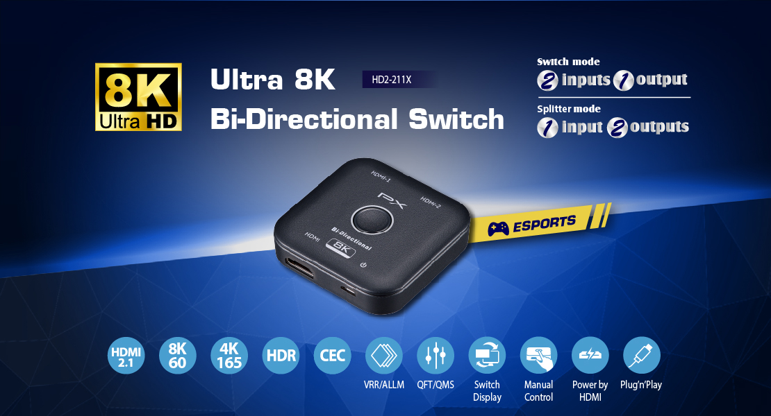 bi-directional HDMI switch