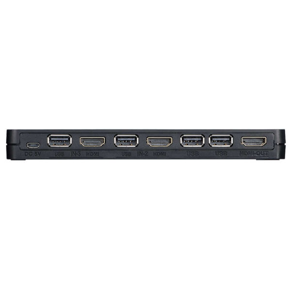 HDMI KVM switch: HKM-310 3x1 USB-C + HDMI KVM combo switch