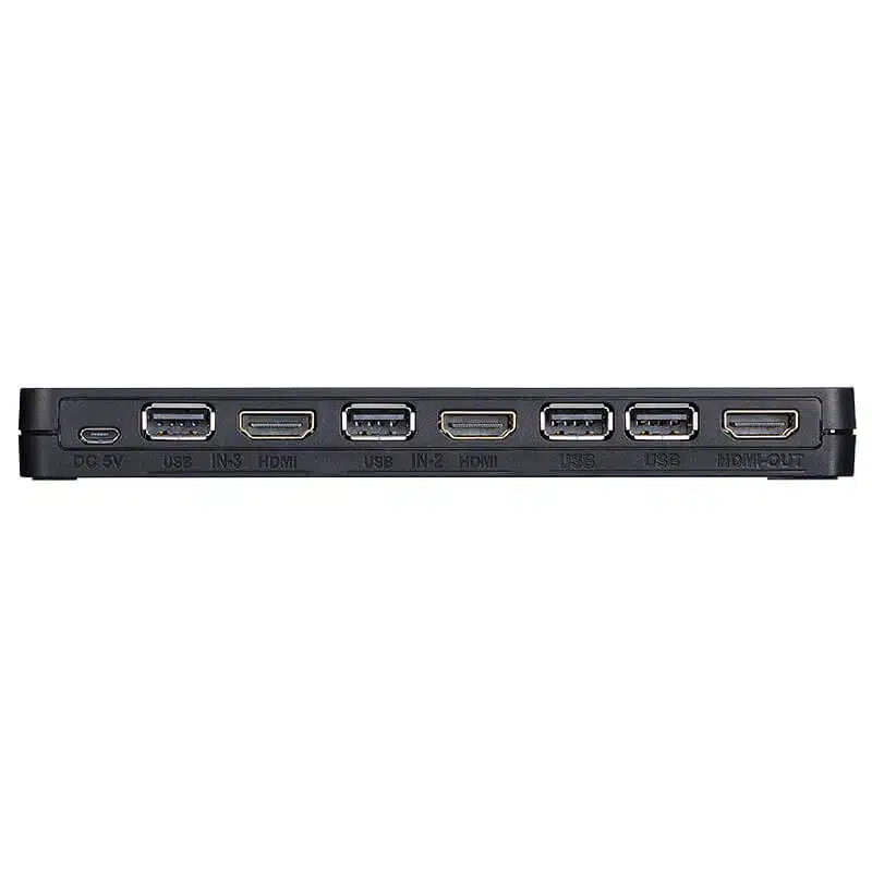 HDMI KVM switch: HKM-310 3x1 USB-C + HDMI KVM combo switch