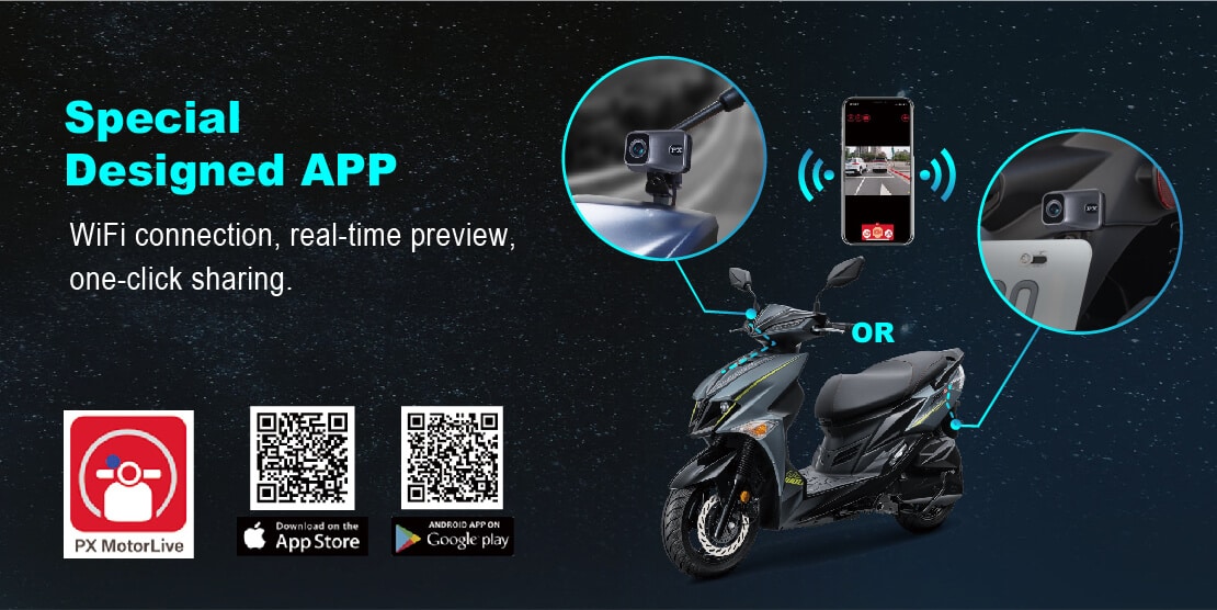 Full HD 1080p@30fps HDR+SONY Starvis moto-cam built-in WiFi 