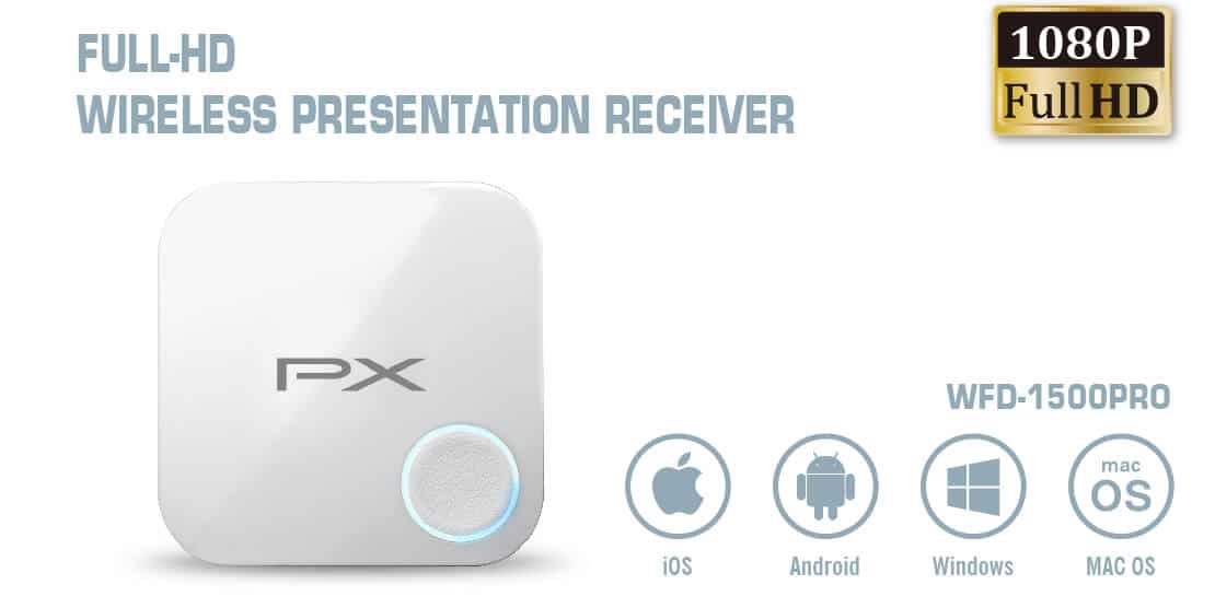 1080p Wireless presentation receiver