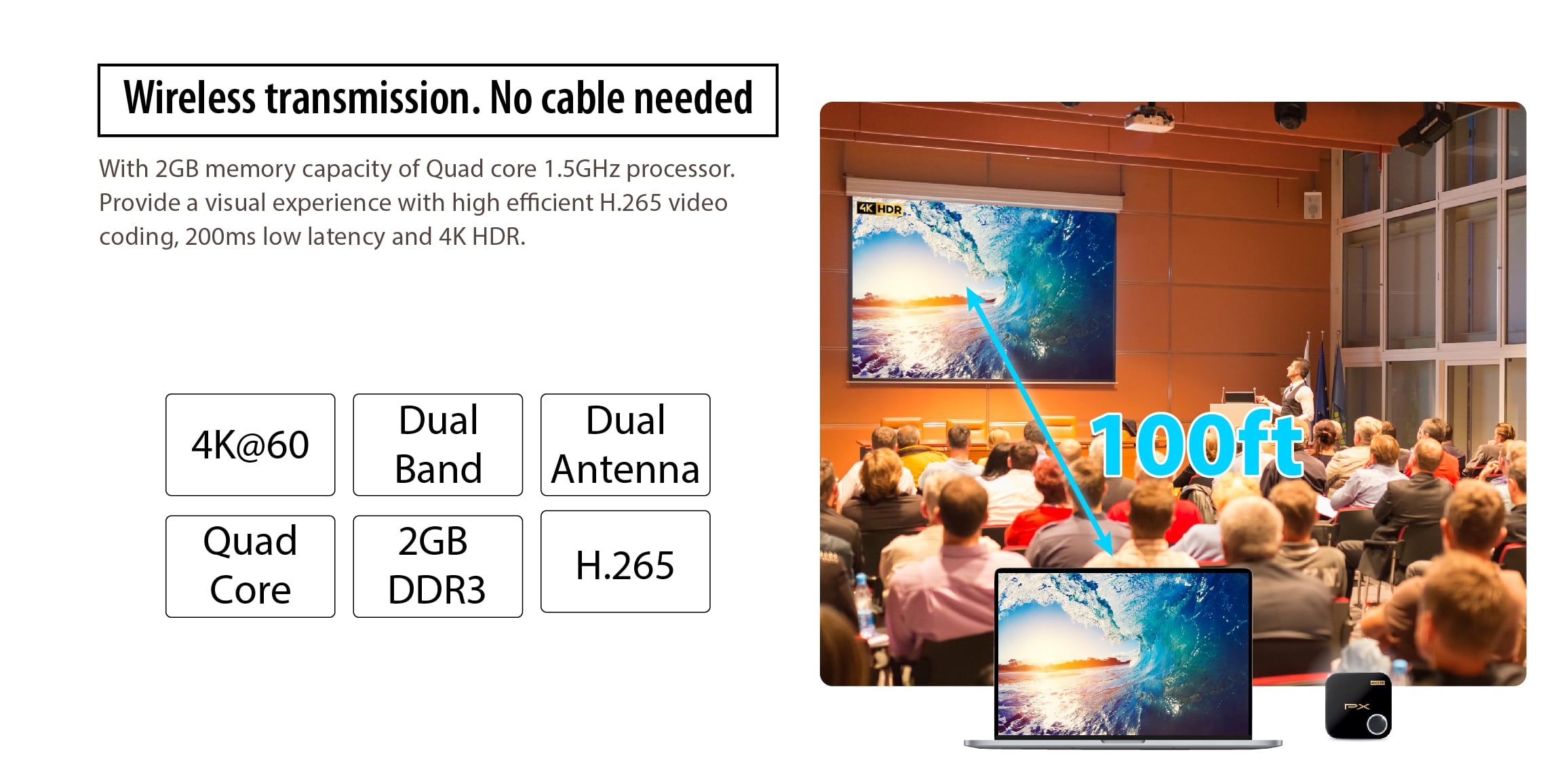 WFD-5000A wireless display adaptor