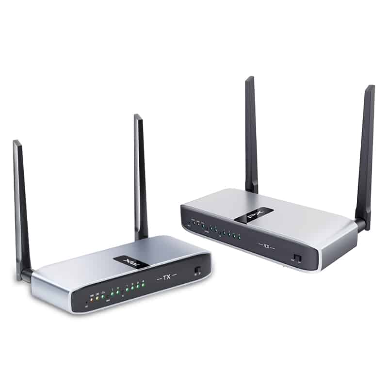 Wireless HDMI transmitter and receiver/Wireless HDMI KVM extender/ extra long range | 500ft 01