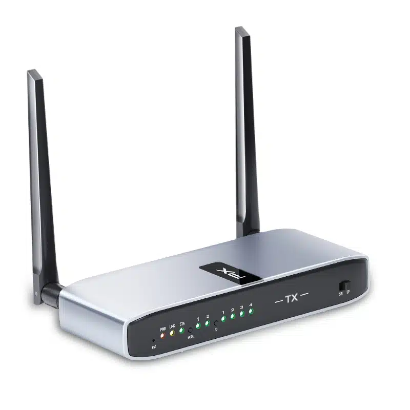 WTR-PRO3 wireless HDMI transmitter and receiver side view