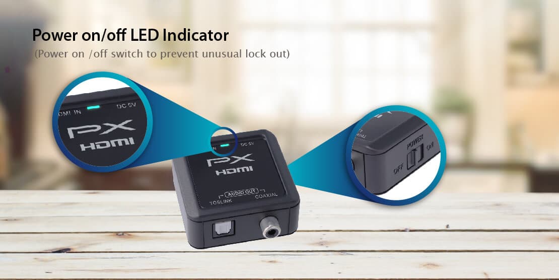 HDMI 2.1 eARC audio extractor | Digital audio convertor / adapter